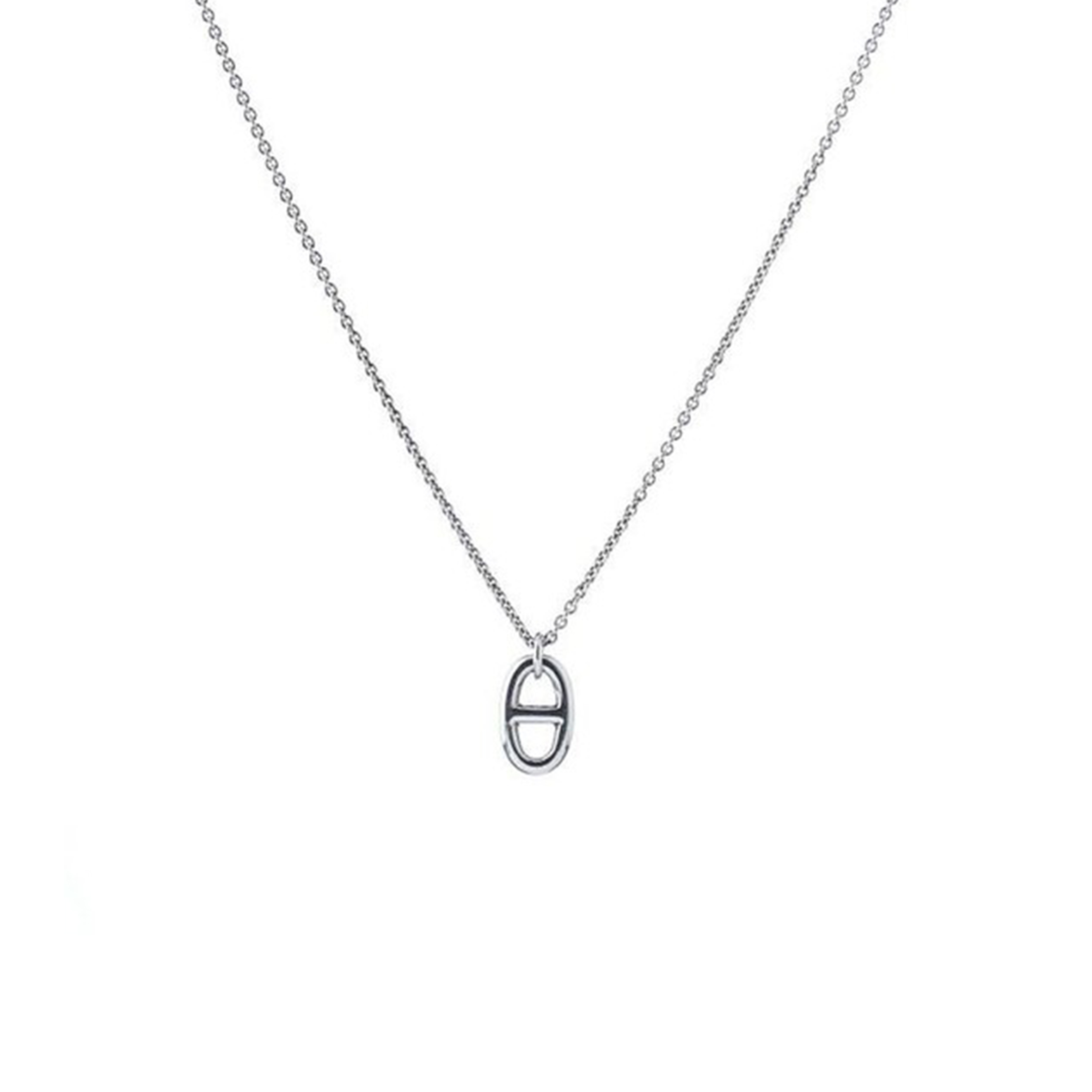 HERMÈS FARANDOLE SILVER NECKLACE 